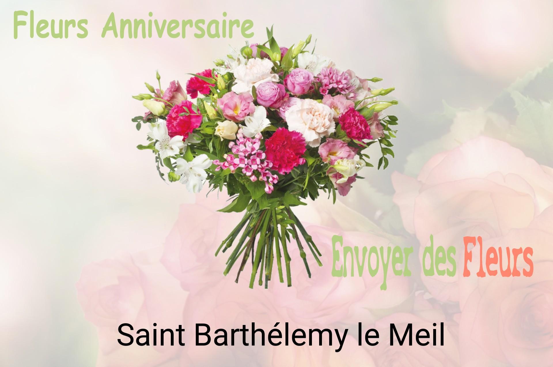 Bouquet de fleurs d’anniversaire livré à Saint-Barthélemy-le-Meil