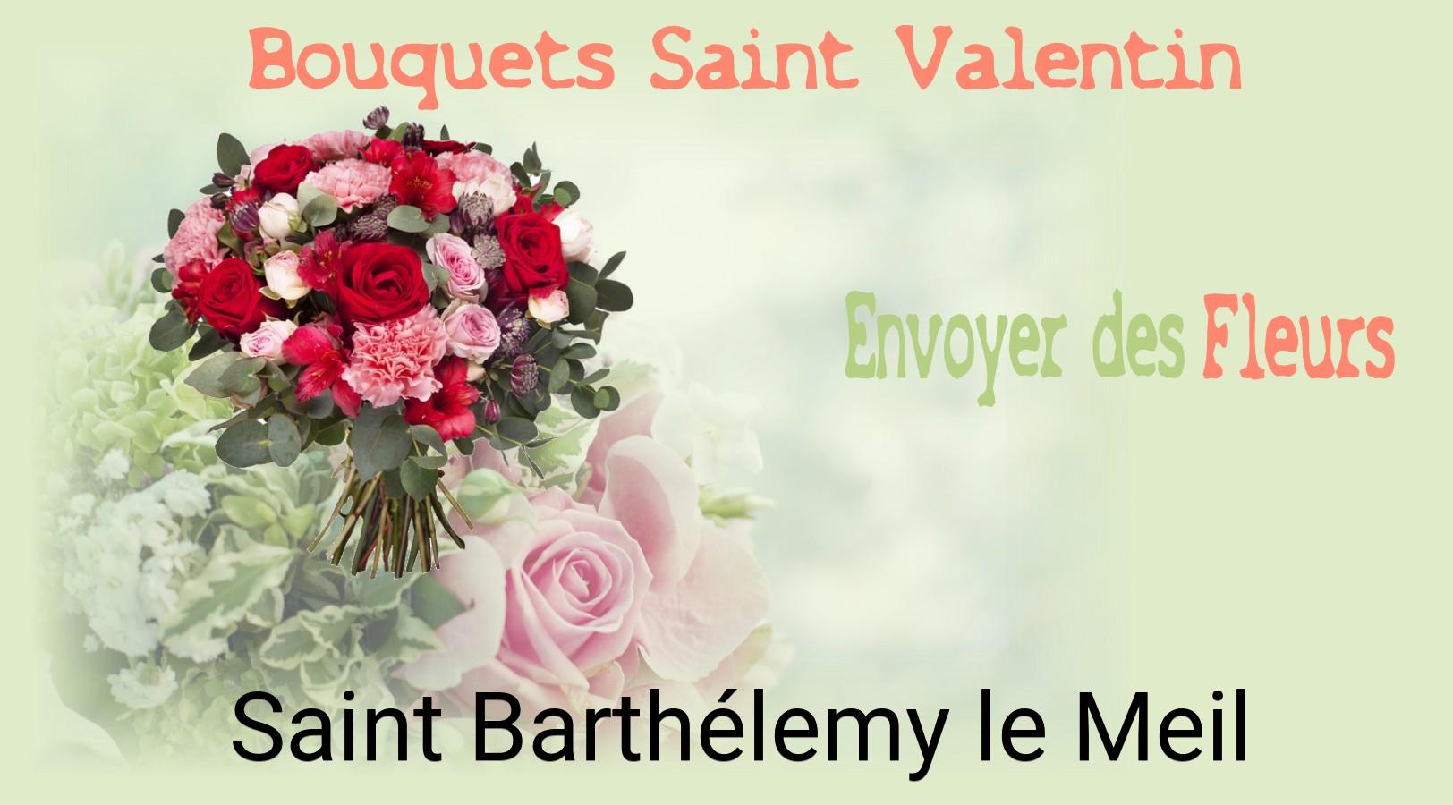 Roses de Saint-Valentin livrées à Saint-Barthélemy-le-Meil